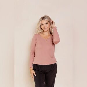 NWT Smash + Tess X The Birds Papaya Daisy Long Sleeve in Nostalgia Rose Size LRG